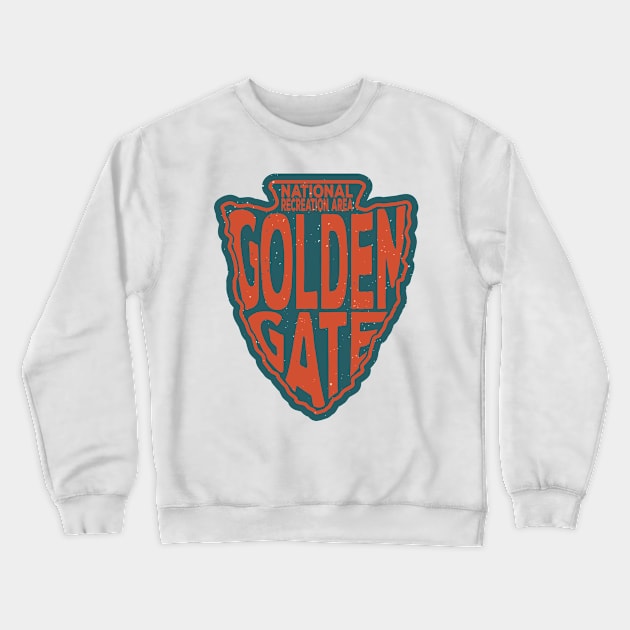 Golden Gate National Recreation Area name arrowhead Crewneck Sweatshirt by nylebuss